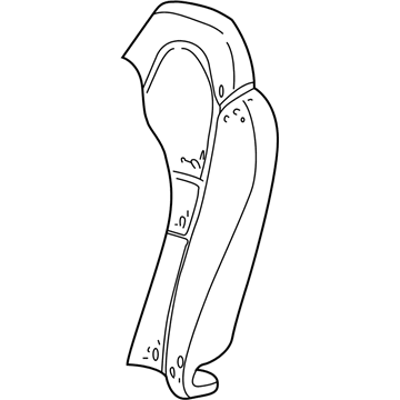 Toyota 71551-17100 Seat Back Pad, Driver Side