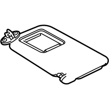 Toyota Highlander Sun Visor - 74310-0E074-A0