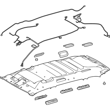 Toyota 63300-0EA60-A0 Headliner, Flaxen