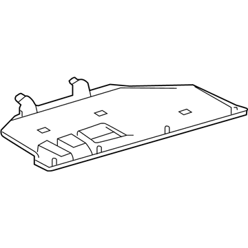 Toyota Highlander Dash Panel Vent Portion Covers - 55607-0E070