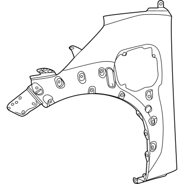 Toyota bZ4X Fender - 53811-42340
