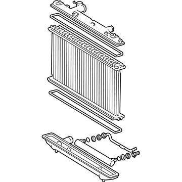 Toyota Camry Radiator - 16400-0H220