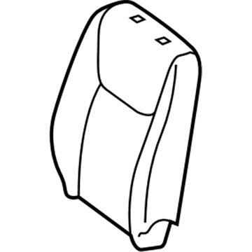 Toyota 71074-AE330-B0 Seat Back Cover, Driver Side