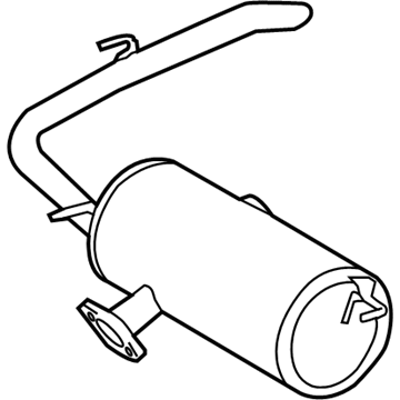 Toyota Sienna Muffler - 17430-0P531