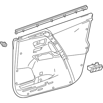 Toyota 67610-0R090-C3 Door Trim Panel