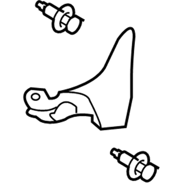 Toyota 75605-52041-A0 Rear Extension, White, Passenger Side