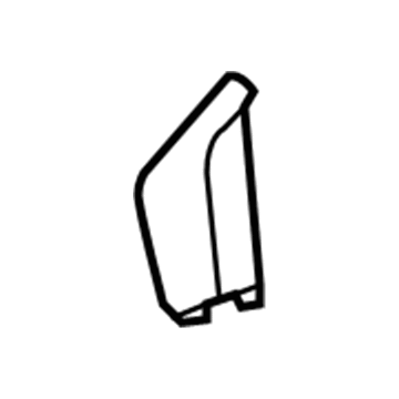 Toyota 75751-52040 Frame Molding, Front Passenger Side