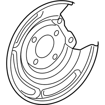 Toyota Matrix Backing Plate - 47804-02020