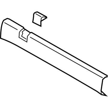 Toyota 64261-04030-B0 Back Panel Trim, Upper
