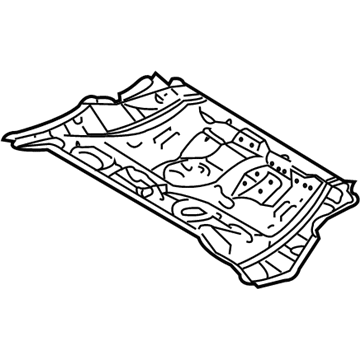 Toyota Matrix Floor Pan - 58211-01041