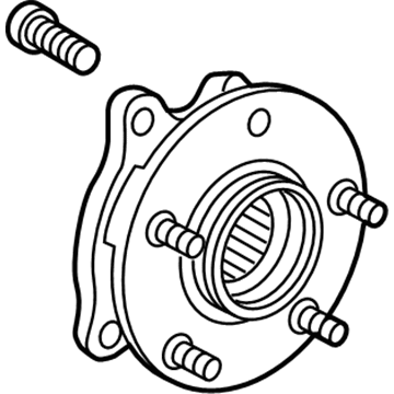 Scion 43550-0R010 Front Hub & Bearing
