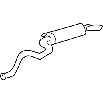 Toyota Land Cruiser Muffler - 17405-50030
