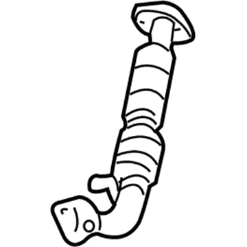 Toyota 17450-50070 Intermediate Pipe, Front
