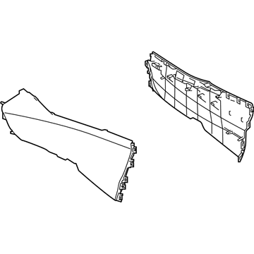 Toyota 58911-10080-C0 Side Panel, Center Passenger Side