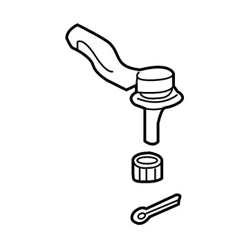 Toyota Corolla Tie Rod End - 45047-49195