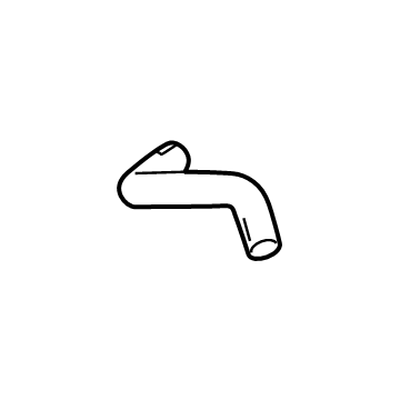 Toyota 16552-F0020 Hose, Intercooler Cooling Water