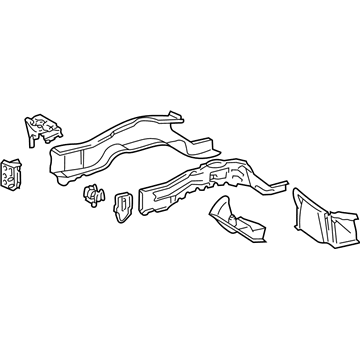 Toyota 57102-06036 Sidemember Assembly