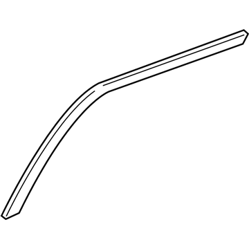 Toyota 75921-0R010 Black Out Tape, Passenger Side