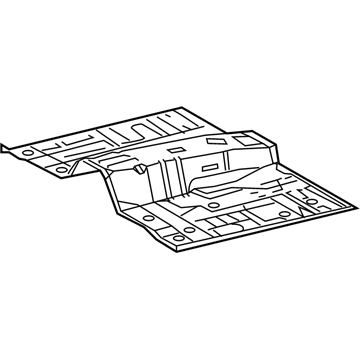 Toyota Floor Pan - 58111-04460