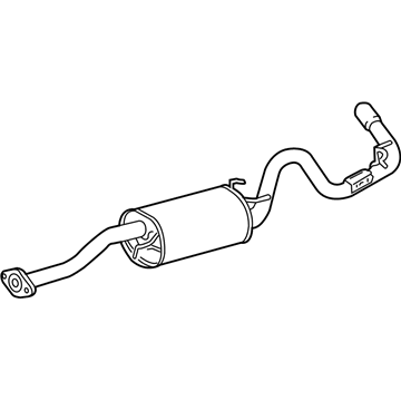 Toyota Muffler - 17430-0P460