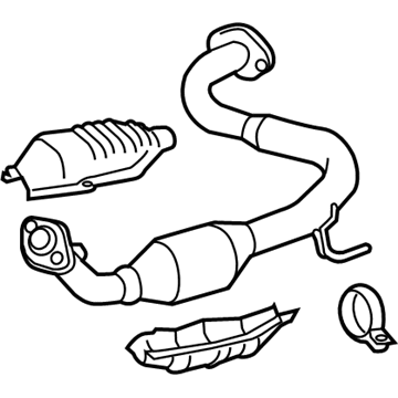 Toyota Tacoma Exhaust Pipe - 17450-0P410