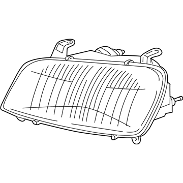 1997 Toyota RAV4 Headlight - 81106-42060