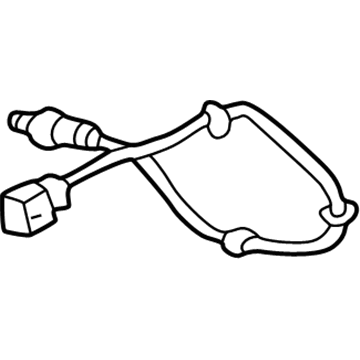 Toyota 89465-17201 Oxygen Sensor, Rear
