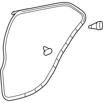 Toyota Yaris Weather Strip - 67872-52170