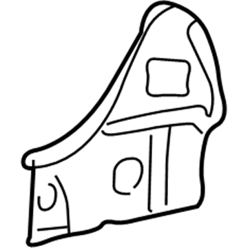Toyota 64753-AC020 Rear Lamp Cover, Passenger Side