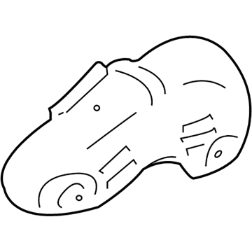 Toyota Exhaust Heat Shield - 17167-20060