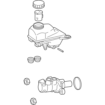 Toyota Corolla Brake Master Cylinder Reservoir - 47201-19105