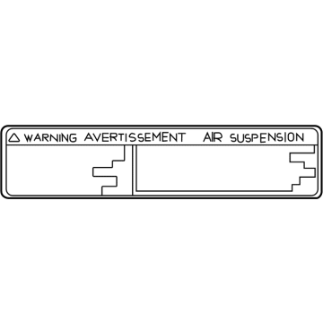 Toyota 48969-0C010 Caution Label