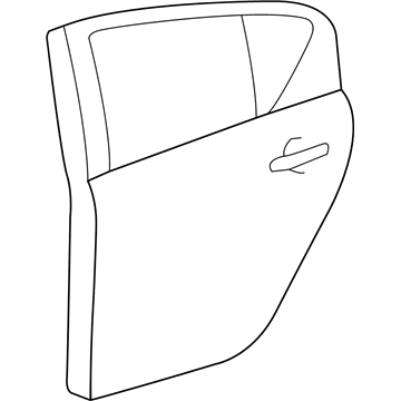 Toyota 67003-52490 Door Shell, Passenger Side