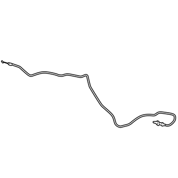 Toyota Yaris Fuel Door Release Cable - 77035-52311