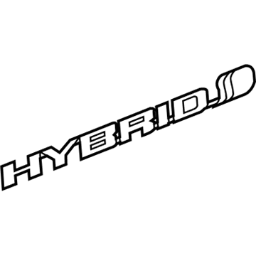 Toyota Prius C Emblem - 75374-52141