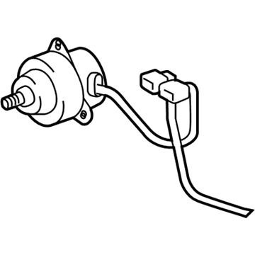 Toyota Fan Motor - 16363-0P330