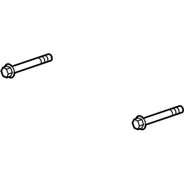 Toyota 90119-A0434 Rear Upper Control Arm Bolt