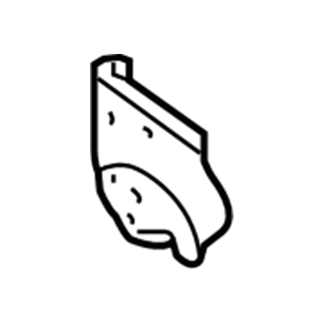 Toyota 53717-06030 Plate, Passenger Side