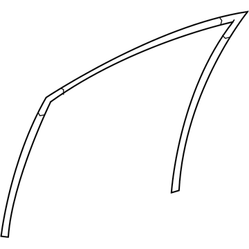Toyota Corolla Window Run - 68151-12321