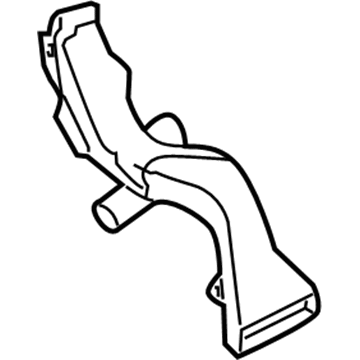 Toyota 87220-60040 Side Duct, Passenger Side