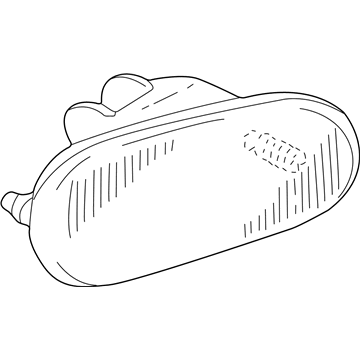 Toyota 81731-14170 Side Marker Lamp, Passenger Side