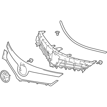 Toyota Avalon Grille - 53101-07080
