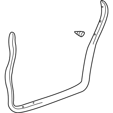 2004 Toyota Sequoia Door Seal - 67872-0C020