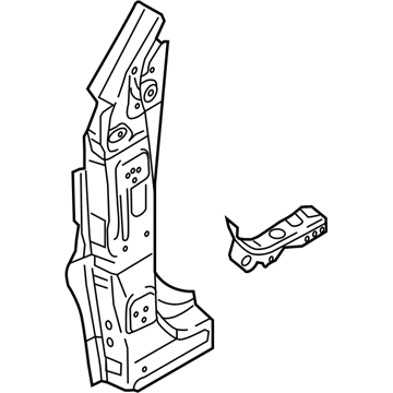Scion 61121-WB001 Hinge Pillar Reinforcement