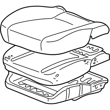 Toyota MR2 Spyder Seat Cushion - 71420-17320-E0