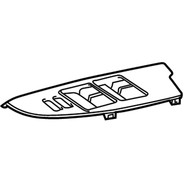 Toyota 74232-60530 Switch Panel, Upper Driver Side