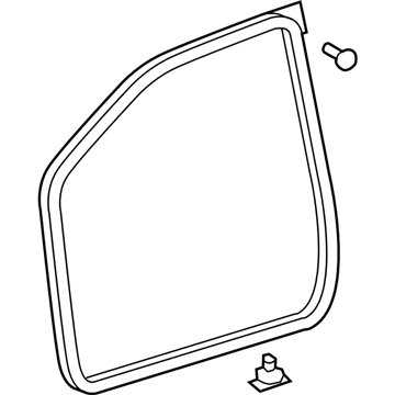 Toyota Yaris Weather Strip - 67862-52190