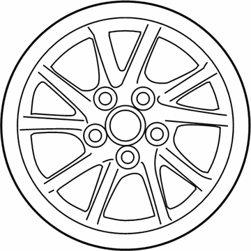 Toyota Prius V Spare Wheel - 42611-47240