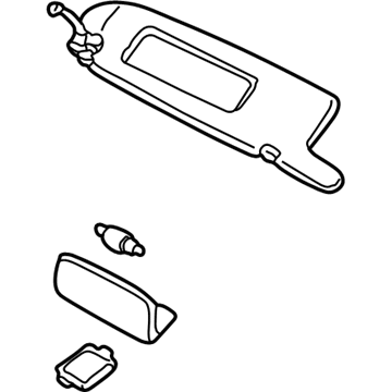 Toyota Avalon Sun Visor - 74310-AC135-B1