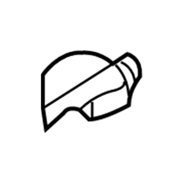 Toyota 53869-0C020 Upper Seal, Driver Side